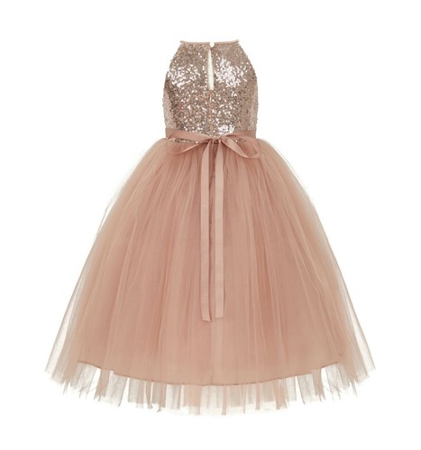Sequin halter flower girl - flower,