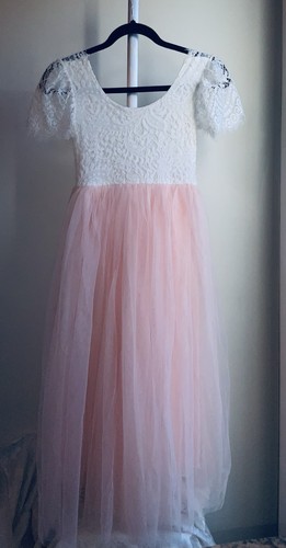 Girl lace tulle flower - tulle,