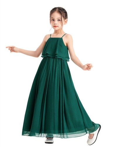 Chiffon flower girl - chiffon, dress