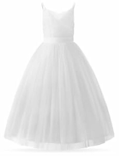 Flower girl spaghetti strap - flower,