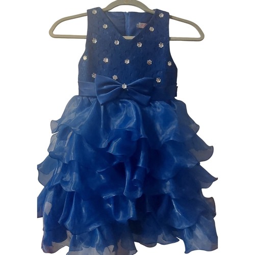 Childs blue lace dress pagen - blue,