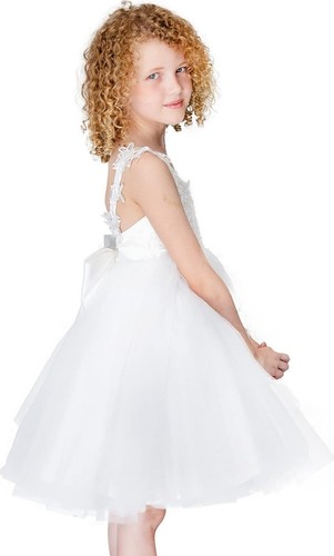 Lace tulle wedding dress - tulle,