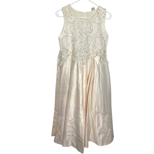 Girls 170 champagne satin - champagne,