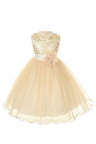 Flower girl dress - flower, sequin