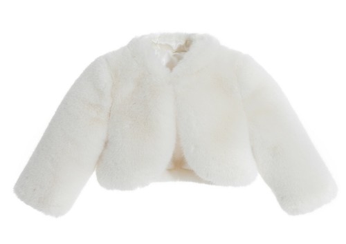 Ivory faux fur capes - fur,