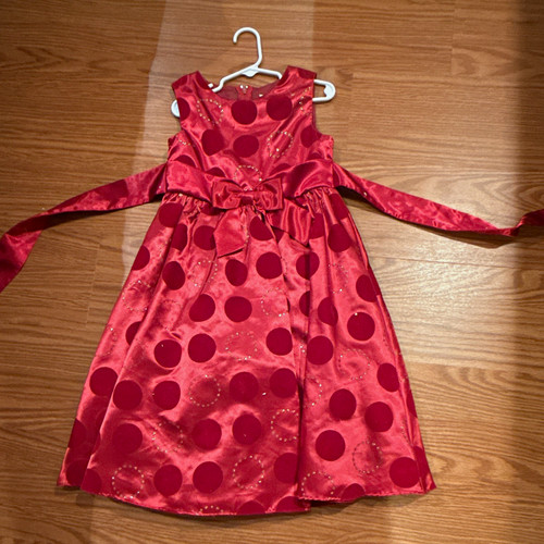 Rare editions red satin - editions, polka