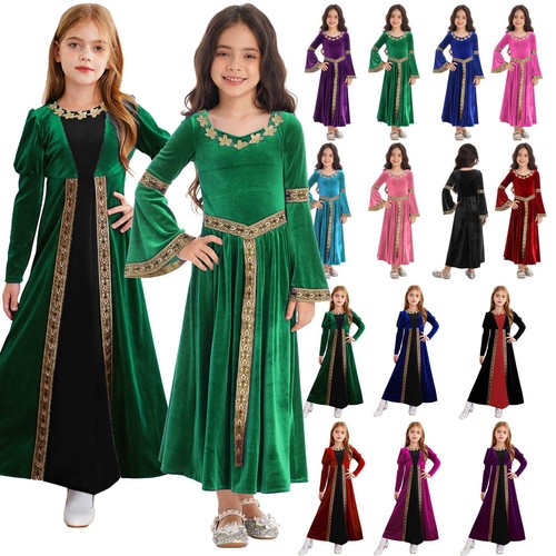 Girls medieval princess - us,