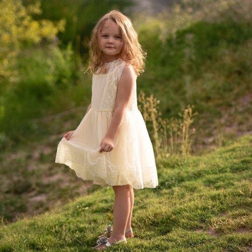 Flower girl dress - flower, bridesmaid