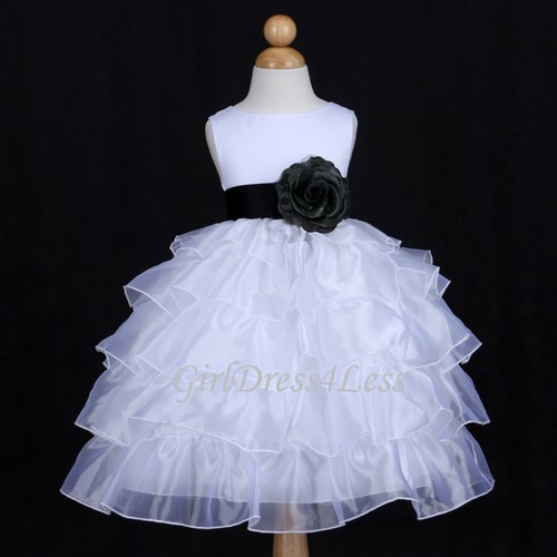 White black organza - white/black,