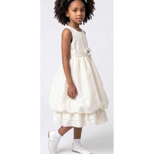 Girls white formal flower girl - girls,