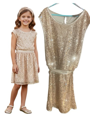 Michelle girls gold sequin - michelle,