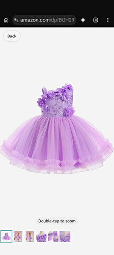 One shoulder floral tulle - one,