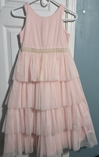 Girls pink sleeveless layered - sleeveless,